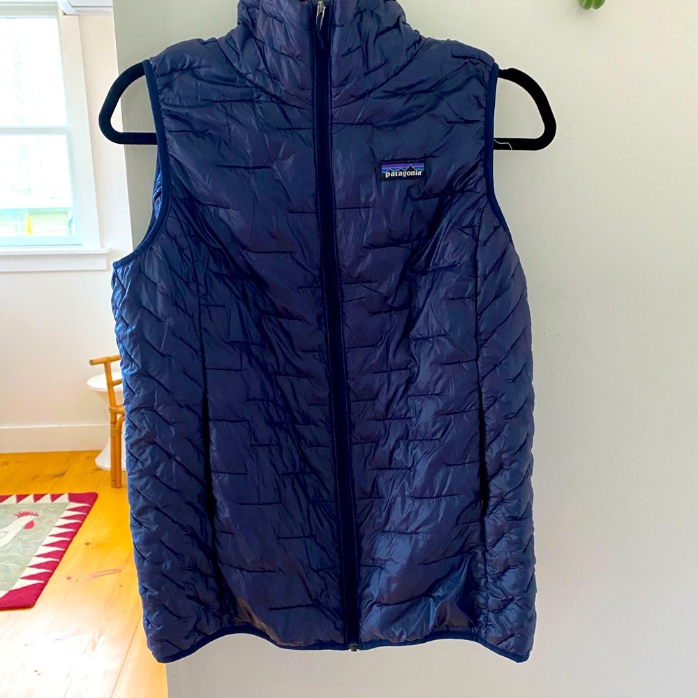 Patagonia Puffer vest navy super comfortable-unisex